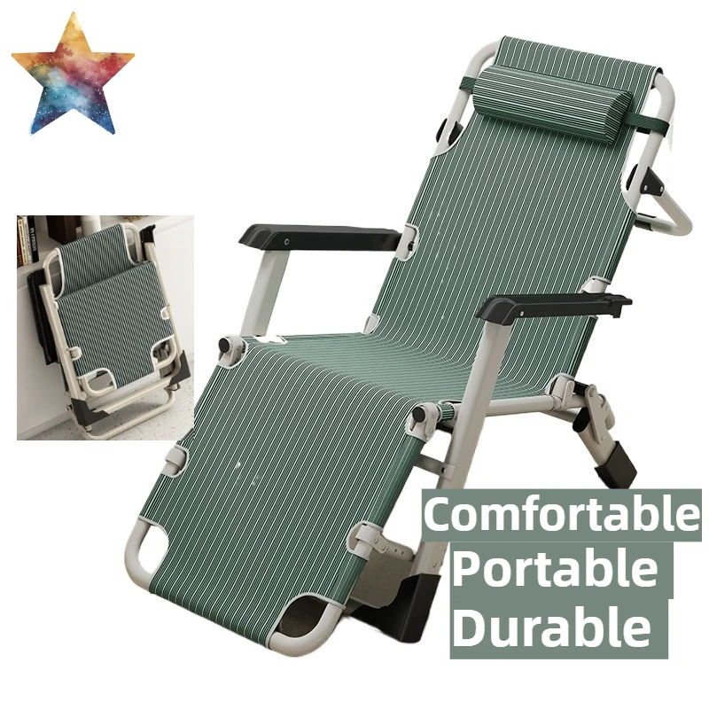 

Foldable Reclining Chair Home Lounge Convertible Convertible Fold-Up Bed for Home Use Sofa Chair