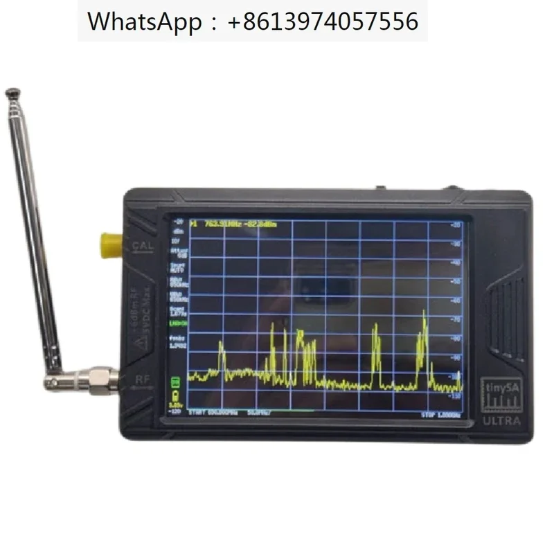 TinySA Penganalisis Spektrum Kecil Genggam ULTRA Asli Baru TinySA Layar Sentuh 3.95 Inci Baterai Bawaan