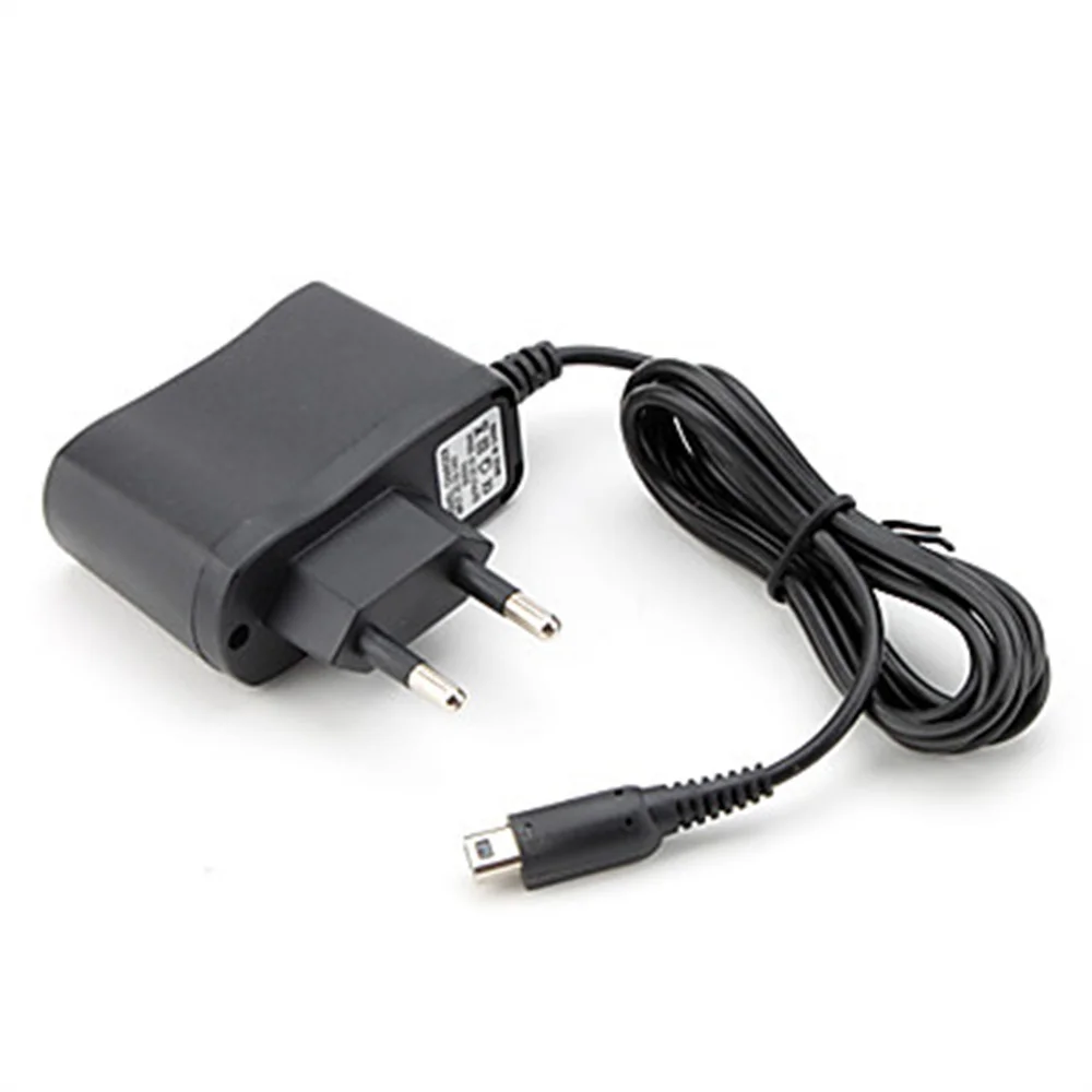 

100PCS EU Plug Power Supply Charger Travel For NEW 3DS XL AC 100-240V AC Adapter For DSi DSi XL 2DS 3DS XL