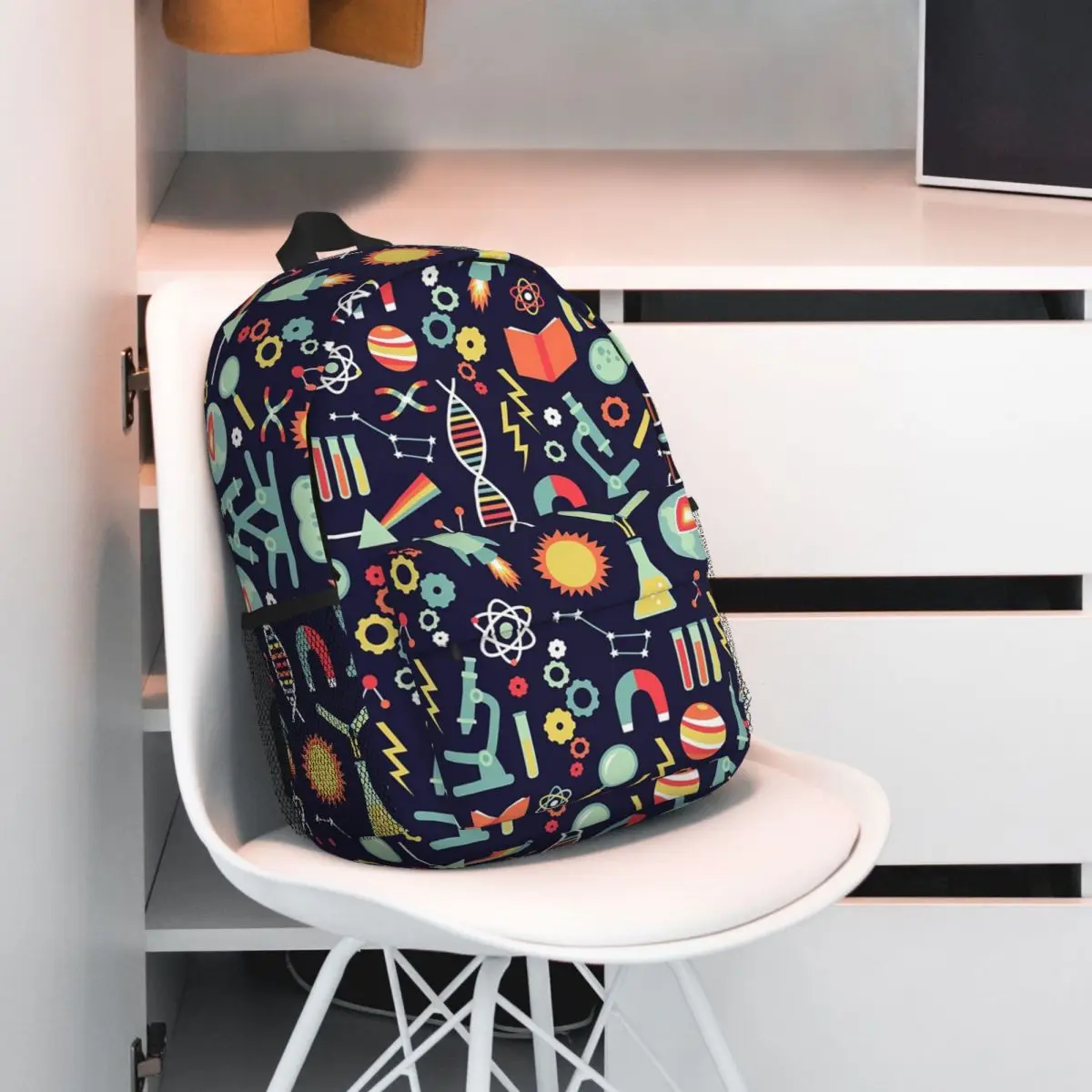 Wissenschaft studien Rucksäcke Teenager Bücher tasche Cartoon Studenten Schult aschen Reise Rucksack Umhängetasche große Kapazität