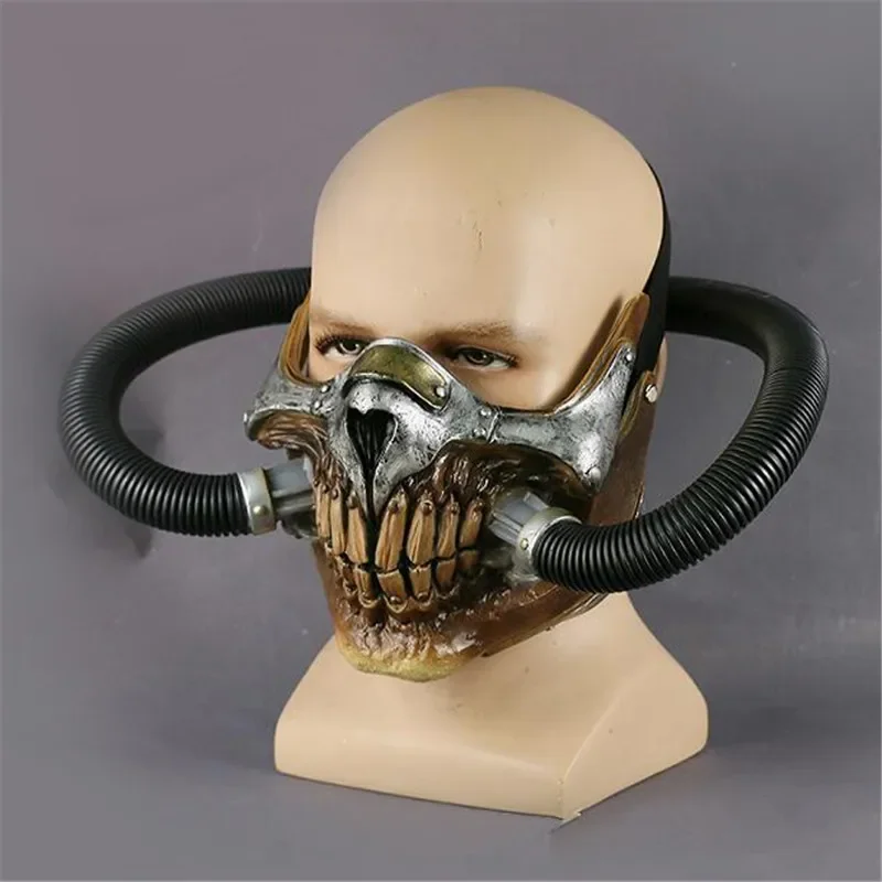 Movie Mad Max Mask Helmet Punk Mask Skeleton Mask Halloween Devil Props Cosplay PVC Accessory Mask