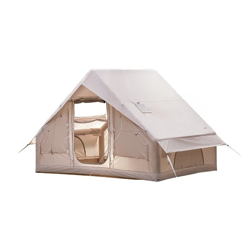 Inflatable Star Tent Large Skylight Outdoor Camping Speed Set Up Level 5 Wind  Resistant Portable Sunscreen Mosquito Net