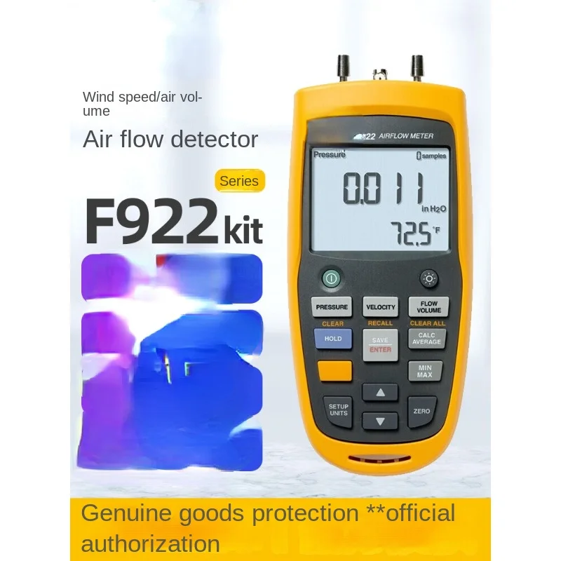 Applicable to Fluke Fluke F922 Air Flow Detector F922kit Measurable Wind Speed/Air Volume/Pressure Differential Meter