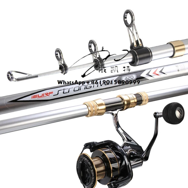 Quanhong High Carbon Professional Anchor Rod Long-Distance Casting Light Hard Long Section Sea Lake Library Throwing Rod
