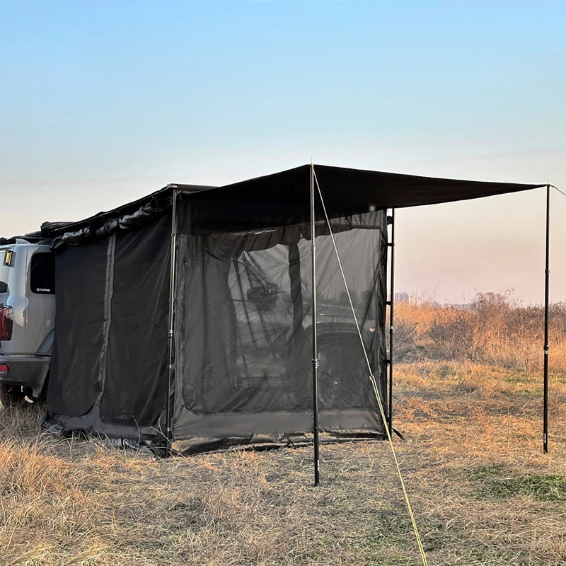 

Outdoor vinyl car side tent side tent awning luxury sun room camping cloth room expansion insulation 2.5 x 3M