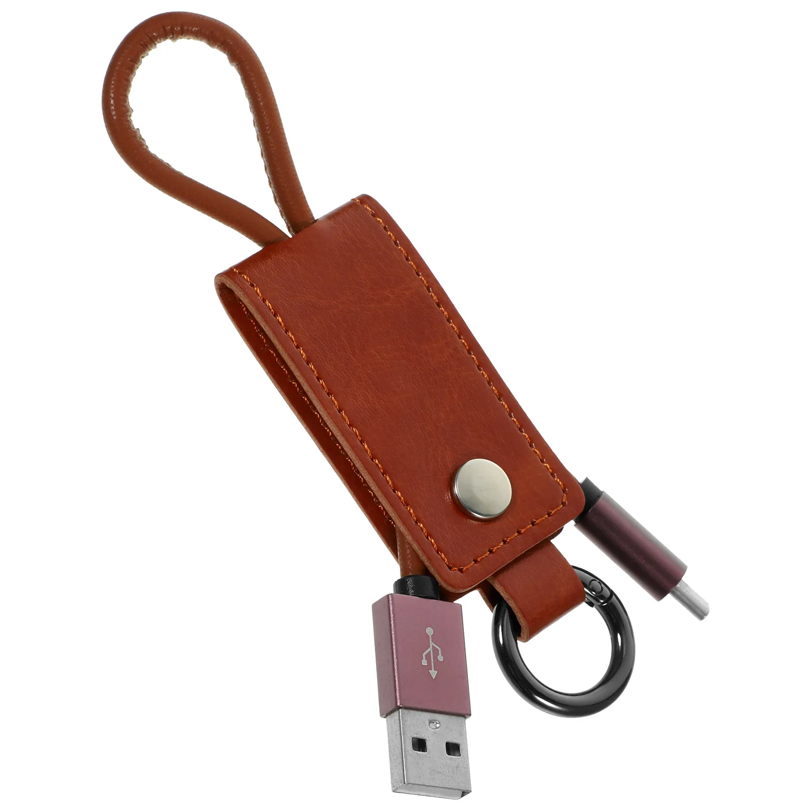 

Type-c Charging Cable Keychain Fast Usb High Speed Holder with Charge Data Sync