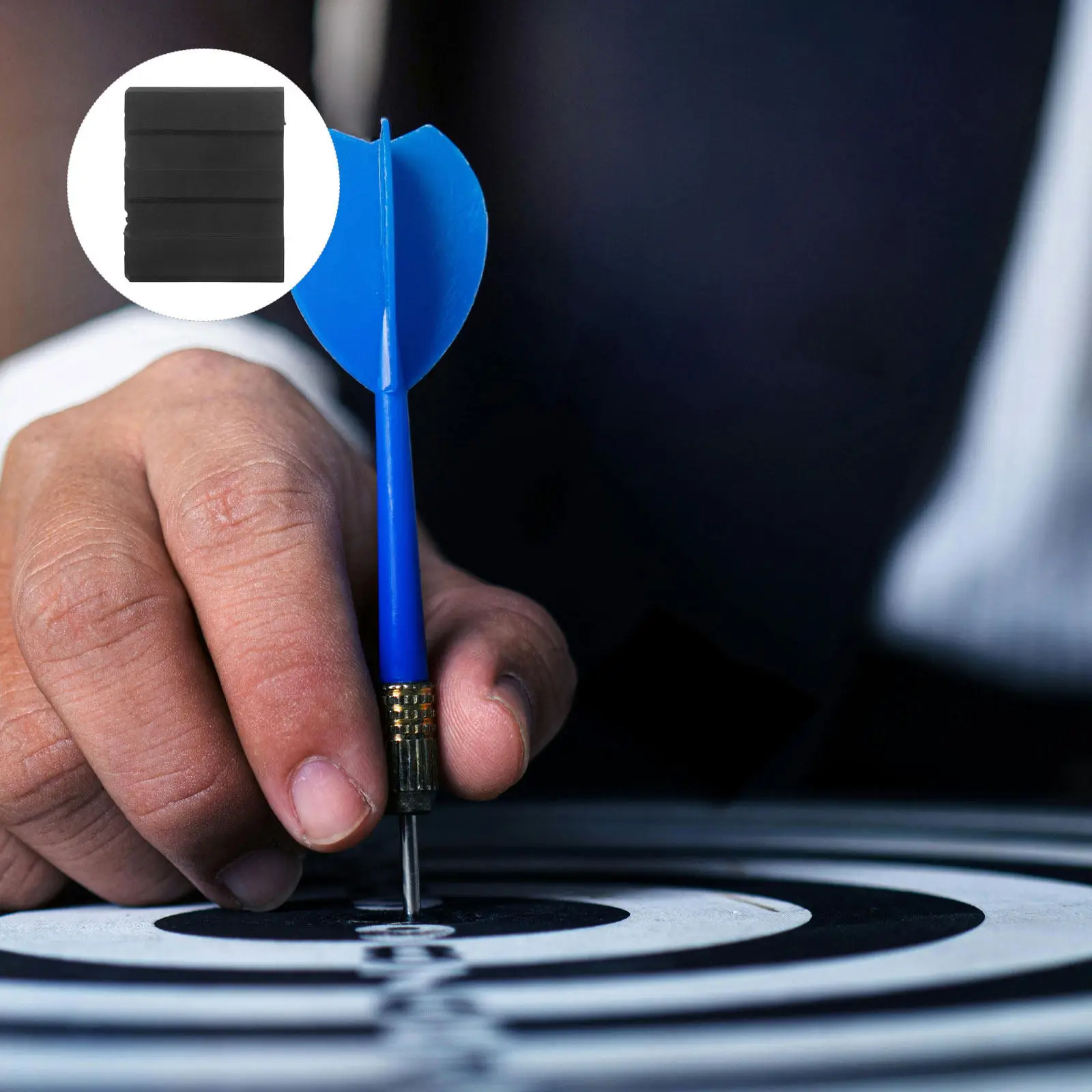 

Набор из 6 пластиковых вставок-защитных колпачков для дротиков, портативный органайзер для хранения и защиты наконечников стальных и мягких дротиков, безопасное хранение