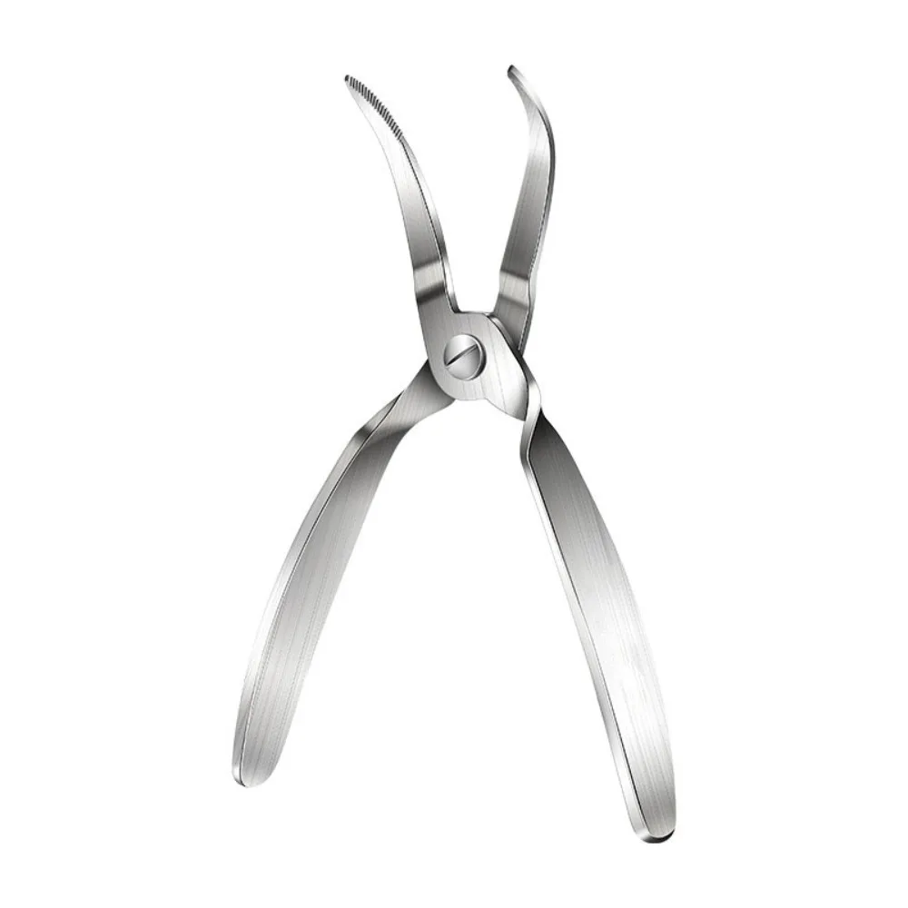 

304 Stainless Steel Chicken Claw Deboning Forcep Curved Tip Professional Chicken Feet Boneless Pliers Effortless Handheld