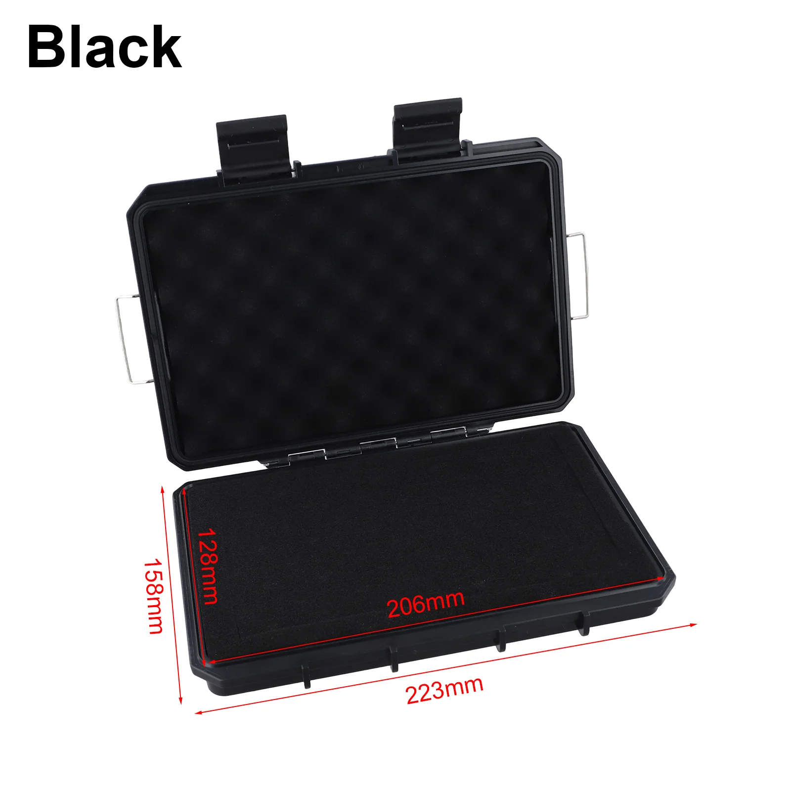 Airtight Waterproof Toolbox with Shock Absorbing Sponge for Secure Storage of Hardware Tools Cameras and Field Instruments