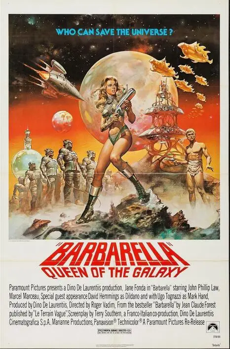 Lot style Choose BARBARELLA VINTAGE MOVIE, Art print Silk poster, Home Wall Decor