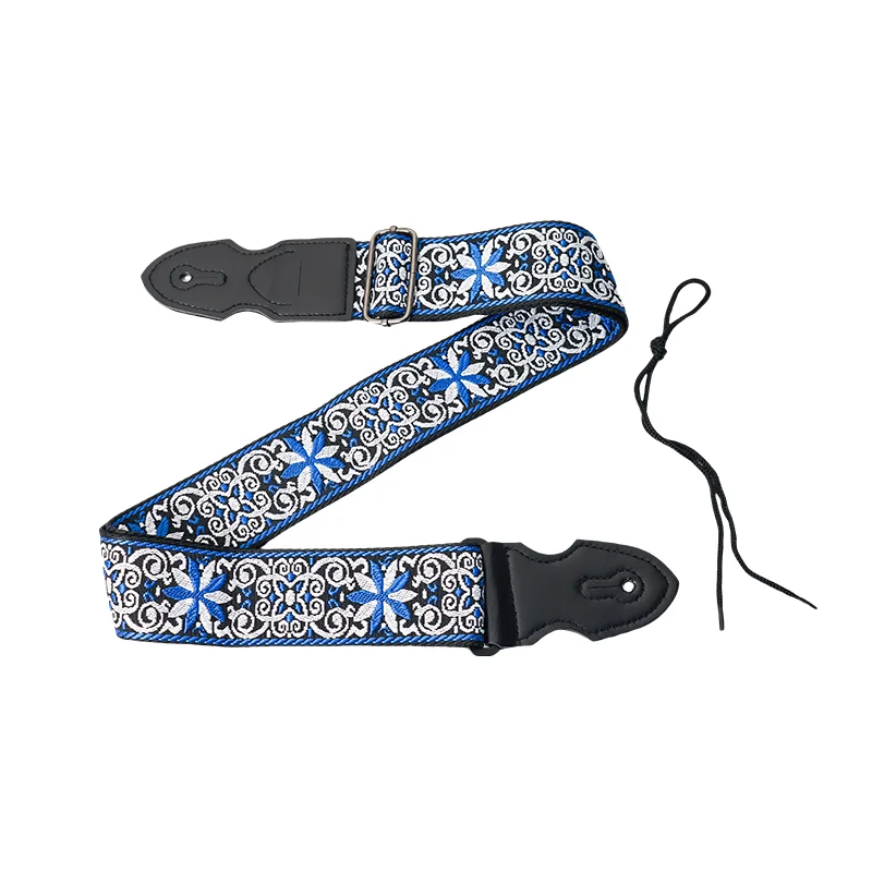 アコースティックエレキギターショルダーストラップピッククリップ付き木製ベースギターストラッププリント英国デザイン快適なベルトギターアクセス