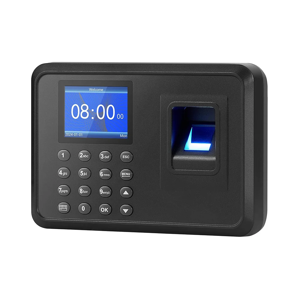 Attendance Clock, Employee Fingerprint Attendance Clock, Biometric Attendance Clock with USB Drive, Automatic Check-in/check-out