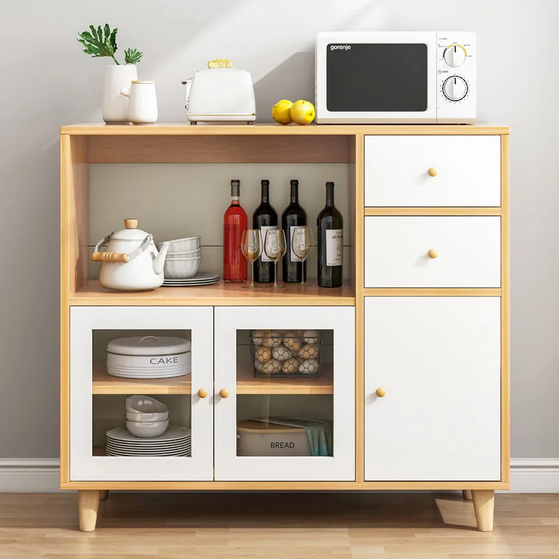 

AOLIVIYA Столовая Винный сервант для хранения кухонной посуды большой емкости для гостиной, офиса, чайная полка, повседневный стиль A284709