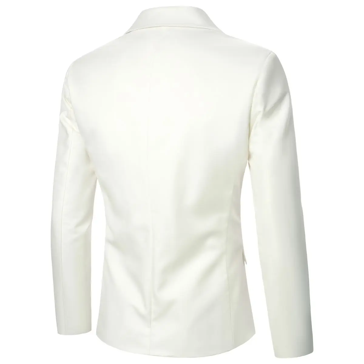 Traje de tela de lujo para hombre, chaqueta informal de negocios con un solo botón, para banquete, boda, actuación en escenario