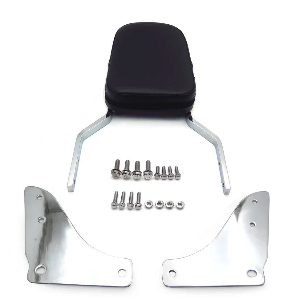 

Flame Backrest Sissy Bar W/Leather Pad for Honda Shadow ACE 1100 ACE Tourer Sabre Motorcycle Parts
