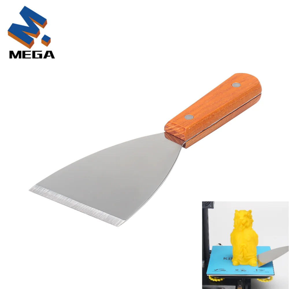 3D Printer Multifunctional Removal Tool Scrapper Spatula Robust Metal Tool Precision Spatula Cleaning Tool For Heated Bed