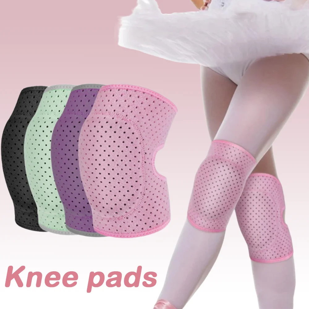 

1Pair Girls Dancing Knee Pads EVA Thickening Sponge Knee Brace Sports Gym Knee Protection Professional Dance Pads Women