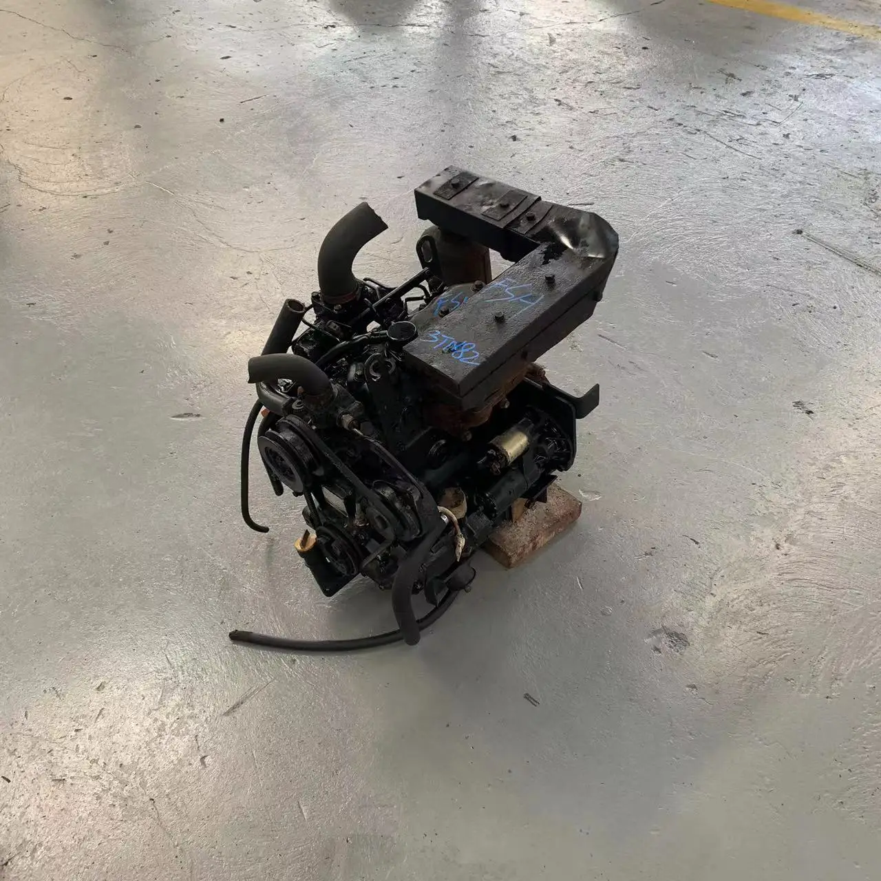 High Quality Used Diesel Engine For YANMAR 3TN82 3Cylinder Water Cooling Used-hand Engine Mechanical Fuel Injection Pump