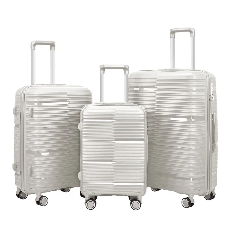 Zongyan New Suitcase Trolley Luggage Set PC Luggage Rolling Luggage Lightweight Luggage 20-24-28 \