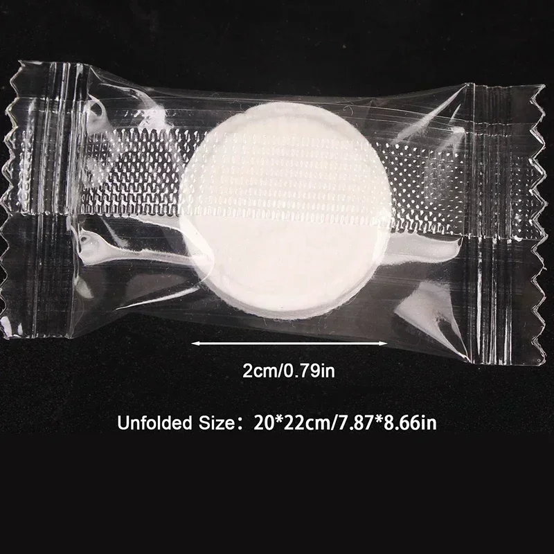 Toalla comprimida portátil desechable para limpieza Facial, toallas suaves, Mini algodón, suministros prácticos para viajes al aire libre y Hotel, 10-100 Uds.