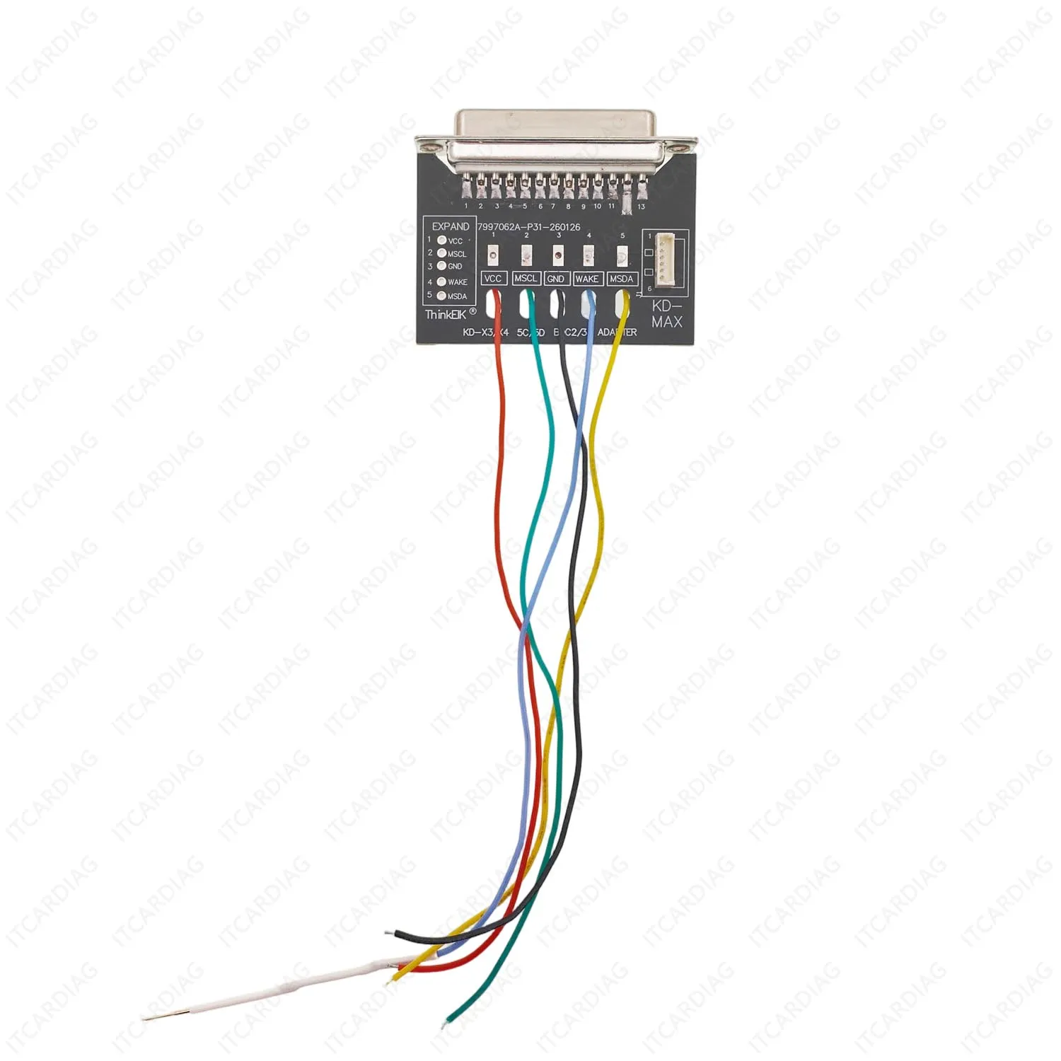 ThinkElk 5C 5D Adadpter Exclusive For KEYDIY KD-x4 KD-MAX Add 5c5d Keys to Read V-W 5C 5D For BMW / Audi / Porsche Add 5D Key
