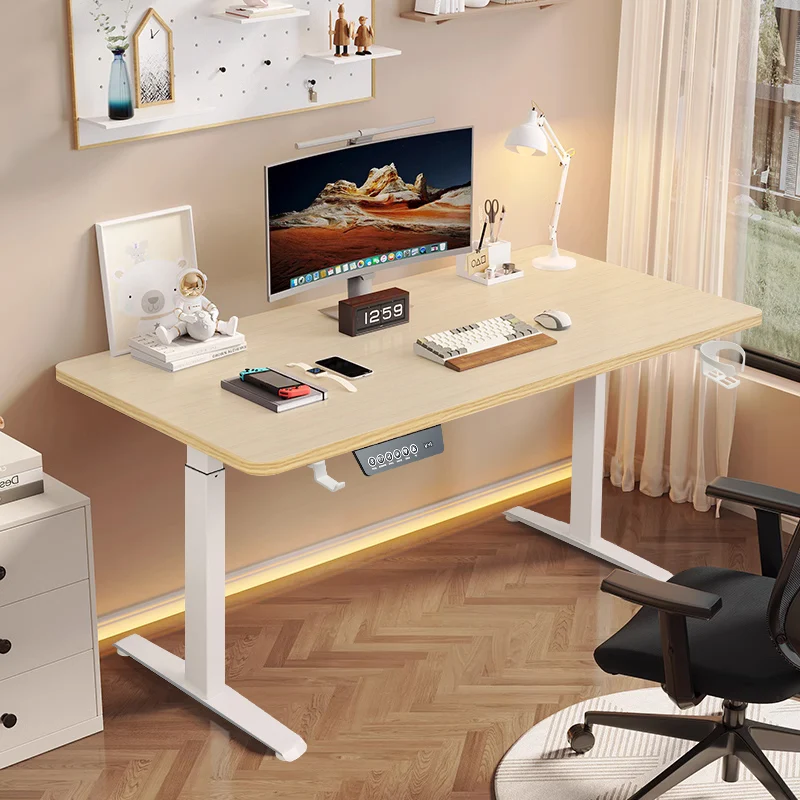 Elevating Computer Desk Portable Bed Side Desk Lifting Adjustment Reading Study Desks Folding Lift Office Furniture Table