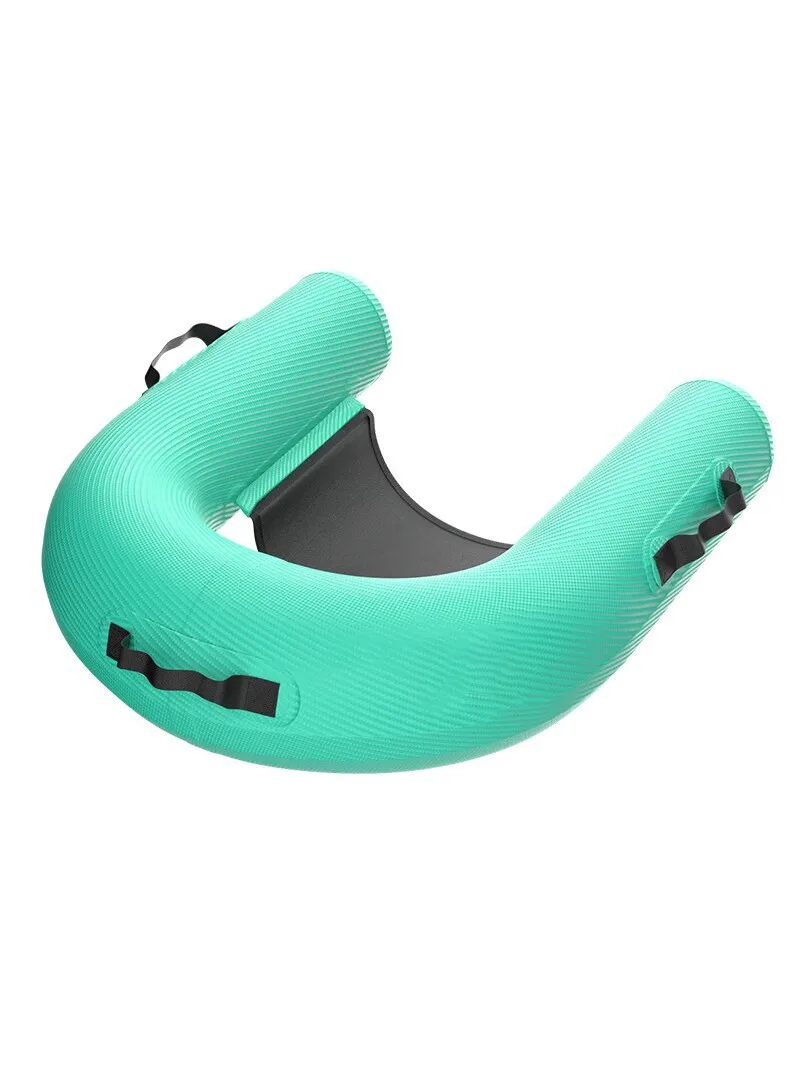 U-shaped Inflatable Water Lounger Portable Adult Pool and Beach Float for Leisure