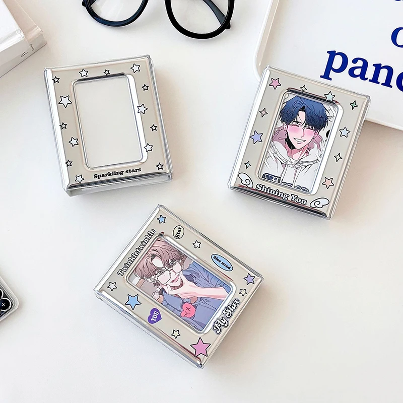 3 Inch Card Organizer Card Book Postcard Storage Book Idol Mini Photo Card Double Sided Photocards Holder Collector Card Binder