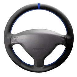 Hand Stitched Microfibre Leather Car Steering Wheel Cover For Buick Sail Opel Astra G H 1998-2007 For Opel Zafira A 1999-2005