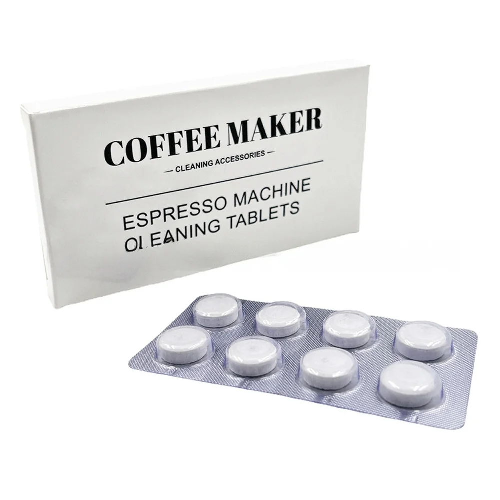 Espresso Machine Maintenance Tablets for Premium Cafe For ES601 ES701 to Support Regular Cleaning Without Disassembly 8 Count