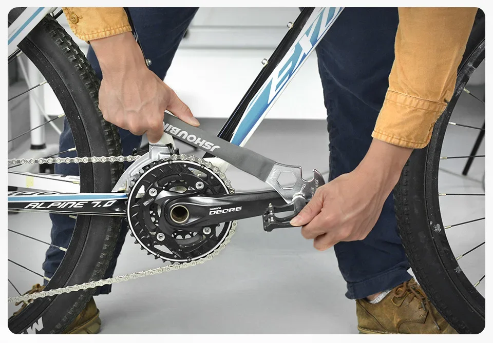 JSHOUBIKE 6/8/15 mm Fahrradpedalschlüssel Inbusschlüssel robustes, langlebiges Pedal-Demontagewerkzeug Fahrradreparaturwerkzeug für MTB Rennrad – Detail 3