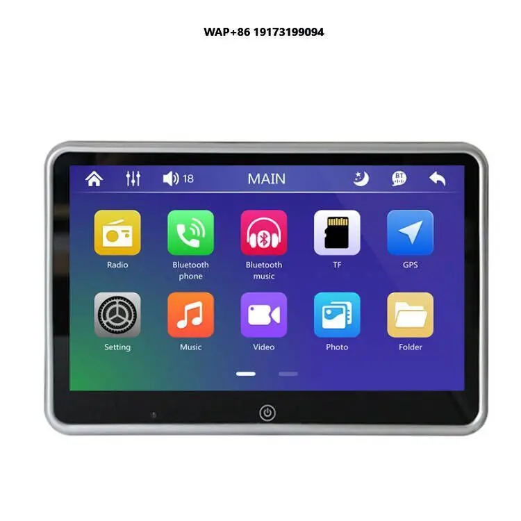 رقيقة جدا 11.6 بوصة سيارة المقعد الخلفي الترفيه لاعب سيارة تعمل باللمس USB SD المحمولة العالمي Headrerst مشغل MP5