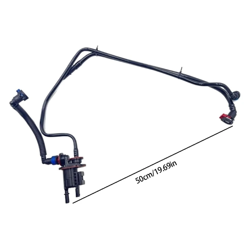 A2UC Emissions Canister Purge Hose Assembly L1M39B325BC Part With Molded Hoses, Retaining Clips, Installed Hardware, and Service