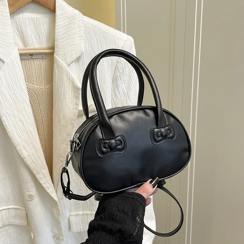 

2025 Autumn Luxury Mini Bag for Women, Genuine Leather Multi-way Shoulder Crossbody Purse Small Top Handle Bag for Work Commute