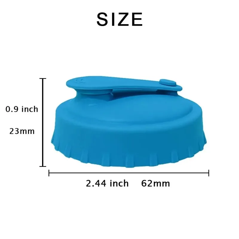 Reusable Can Soda Lids Beverage Pop-top Protective Covers Food Grade Silicone Storage Stopper Sealing Bottle Jar Cap Leak-proof