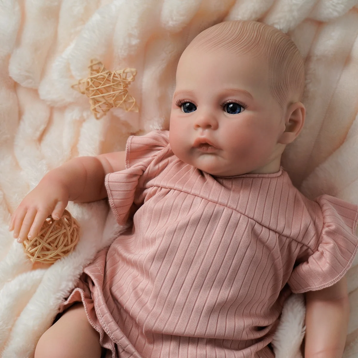 

JOYORA 50 см кукла возрождения с реалистичными волосами Bebe Rebirth игрушка Рождественский подарок Высококачественная кукла ручной работы Rebirth Baby Doll