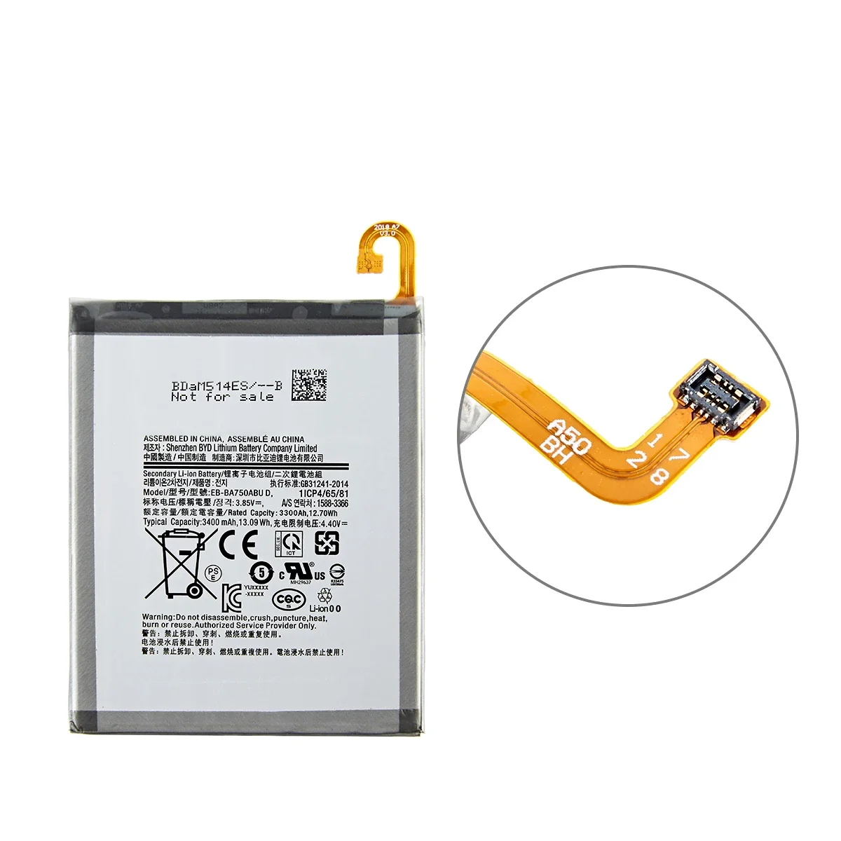 Brand New  EB-BA750ABU 3400mAh Battery For  Samsung  Galaxy A7 2018 Version A730x A750 SM-A730x A10 SM-A750F