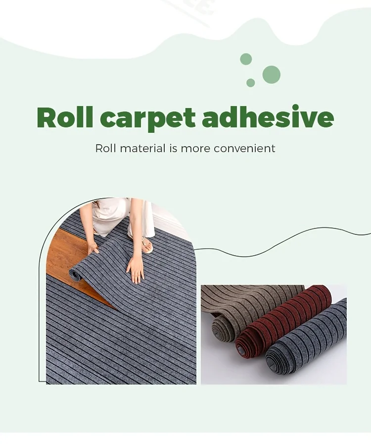 1 Rolle selbstklebender Teppich, selbstklebende Mattenrolle, für den Heimgebrauch, gewerbliche Nutzung, Badezimmer, Fußmatten, Treppenmatten und Haustiermatten – Detail 4