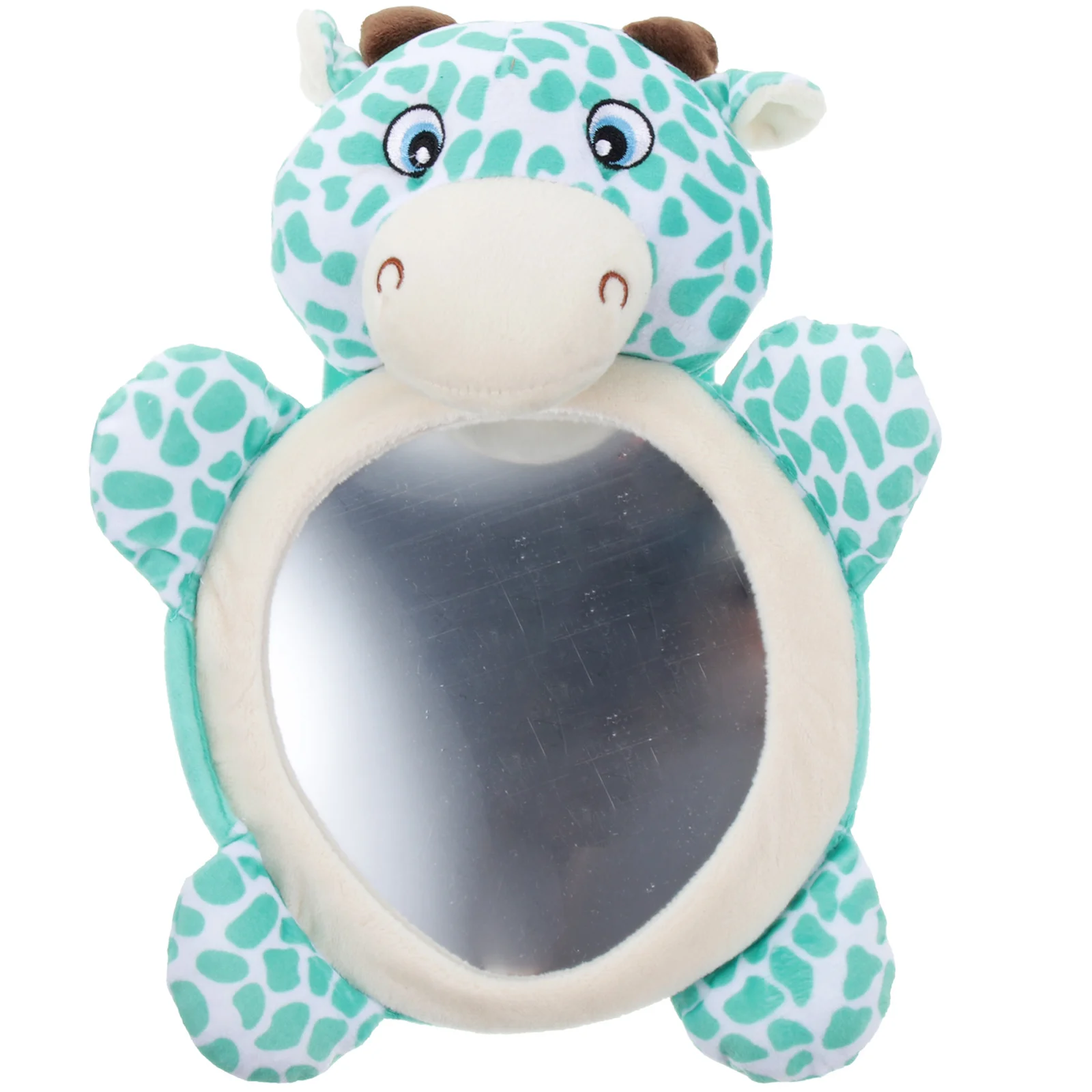 مرآة الرؤية الخلفية المتينة على شكل غزال قابلة للتعديل لمراقبة الأطفال في المقعد الخلفي للسيارة والقيادة الآمنة ومرآة النقطة العمياء الإبداعية