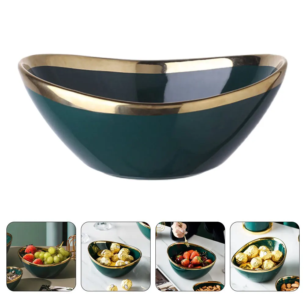 

Salad Bowls Fruit Food Display Decorative Kitchen Serving Snack Dessert Creative