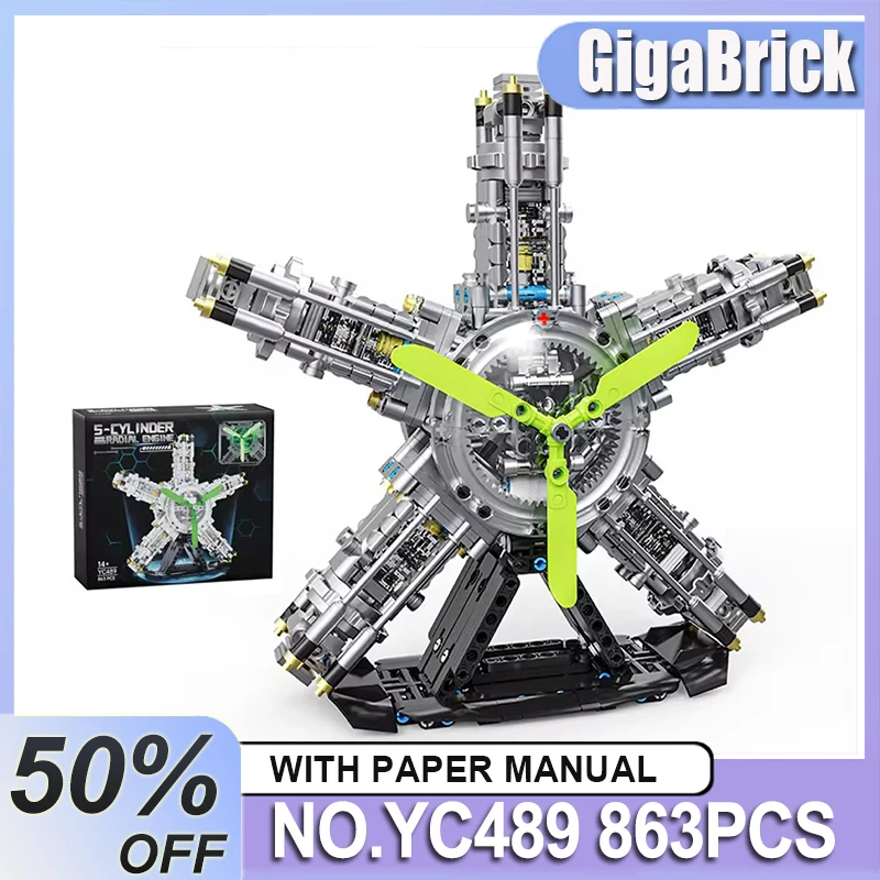 yc489-moc-frappant-personnalise-technique-motorise-cylindre-moteur-radial-blocs-de-construction-briques-lumineuses-jouets-enfants-cadeaux-de-noel