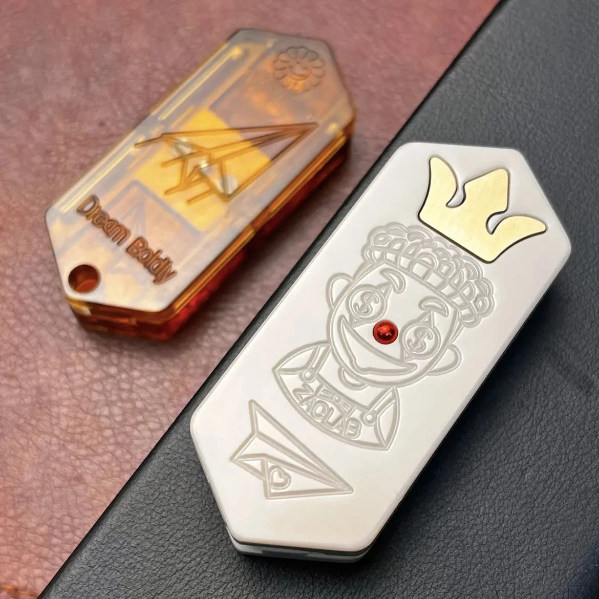 Avion PEI EDC jouets Fidget curseur Spinner haptique curseur Anti-Stress sensoriel TDAH Focus adultes Portable bureau jouet