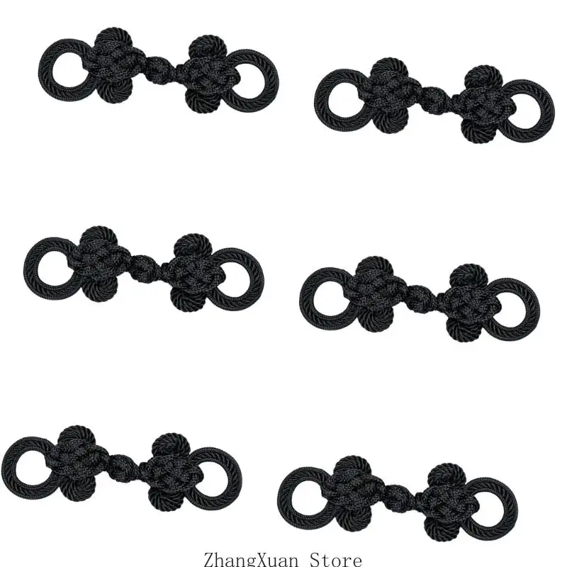 Traditionelle Kleiderverschlüsse, 6-teiliges Set für Näharbeiten und Heimwerkerarbeiten 3XUF – Detail 7