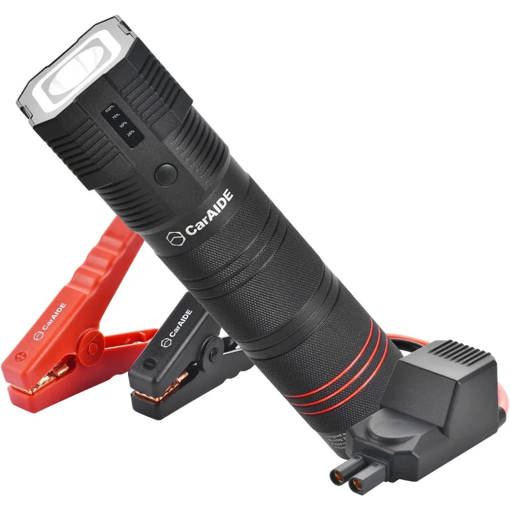 

12V 1000A Portable Jump Starter for Gas and Diesel Engines, 18-Function Emergency Escape Tool