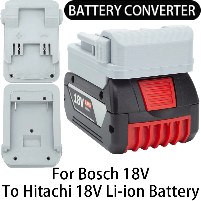 

Adapter for Hitachi/Hikoki 18V Li-ion Tools Converter to Bosch 18V Li-ion Battery Adapter Power Tool Accessory