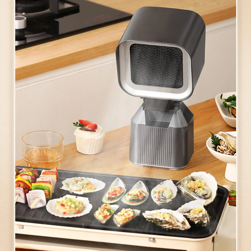 Household small desktop range hood portable range hood KH-728 household large suction range hood 12W