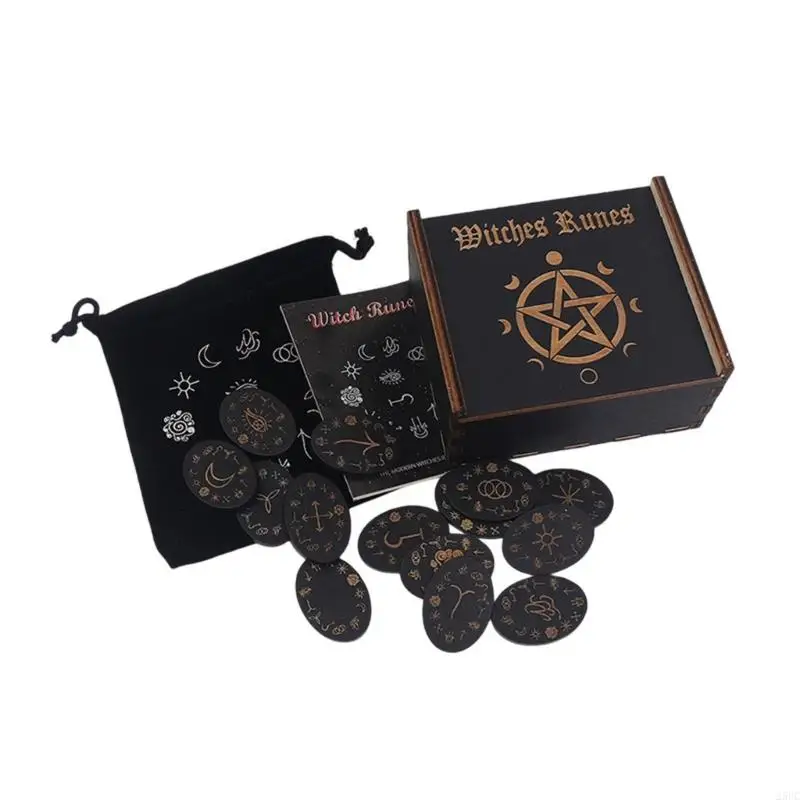 

Коллекция полной руны Руна Символы дерева ручной работы культурный артефакт