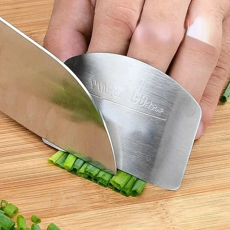 

trendy nger Guard for Safe Cutting - 1PC Heavy-Duty Stainless Steel Anti-Cut Shield with Anti-Slip Grip for Cooking BHL1141-cat
