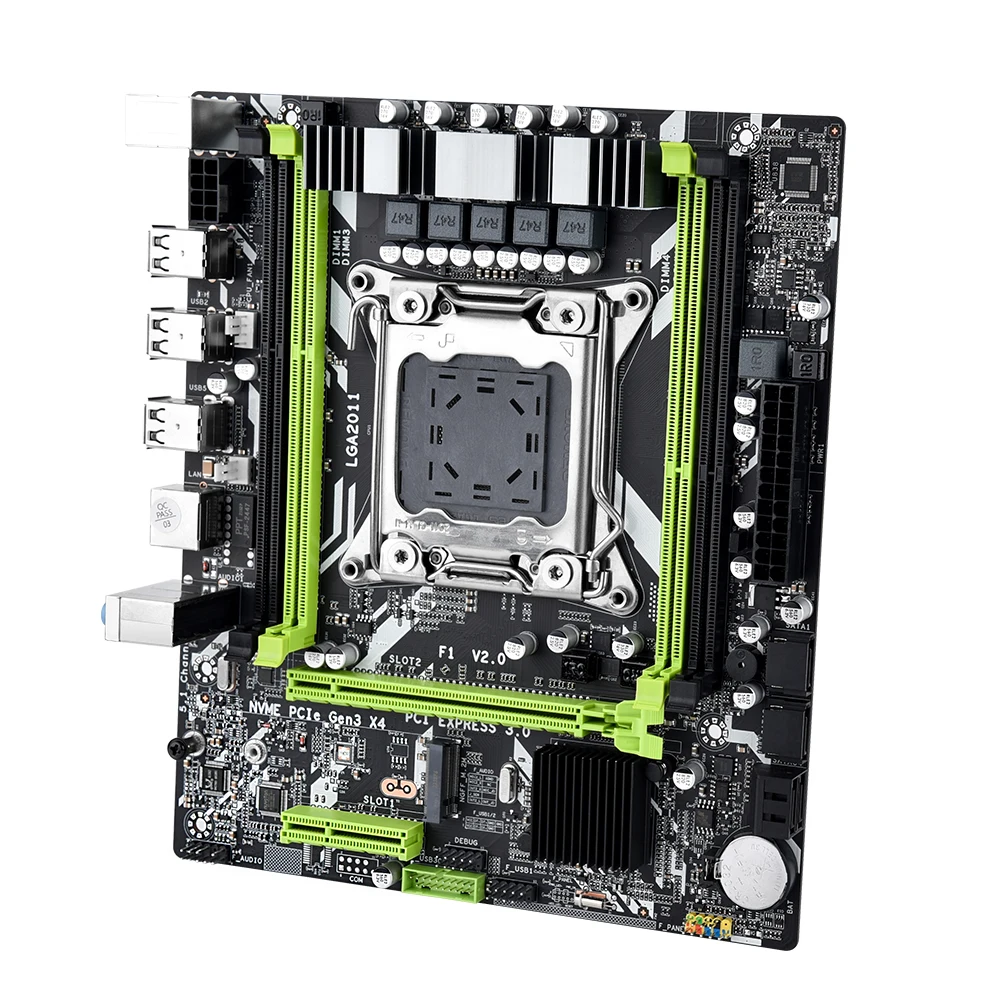 Go! JINGSHA LGA2011 Motherboard Kit With Xeon E5 2630 V2 Processor And 2X8GB=16GB DDR3 Memory Placa Mae LGA 2011 DDR3 Dual