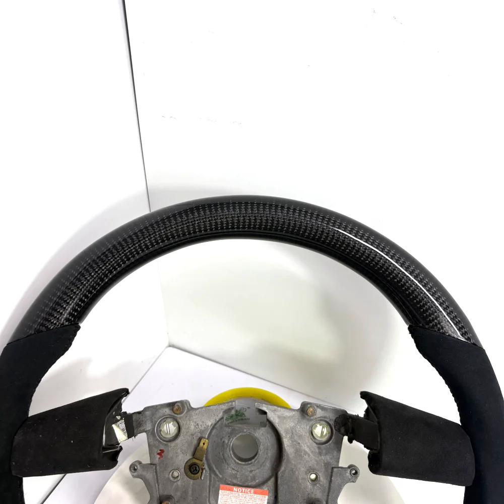 عجلة قيادة مخصصة من ألياف الكربون الأسود لهولدن VY VZ/GTO بونتياك 2004-2006 #4